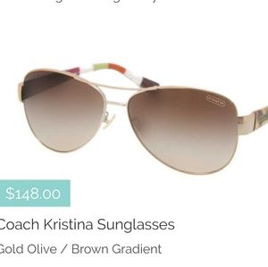 Coach polarized sunglasses